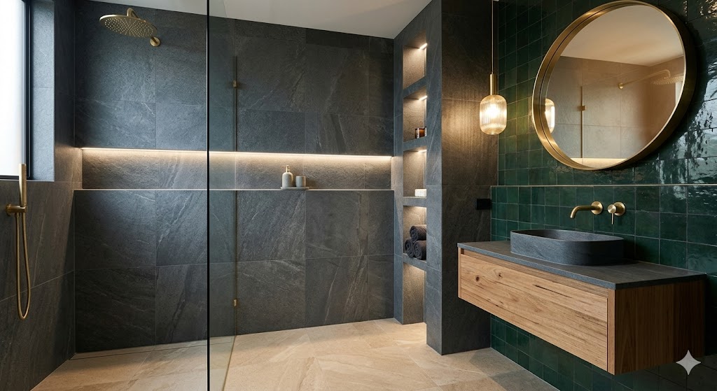 Moody Bathroom Colour Palettes That Feel Luxurious